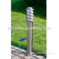 SS102-650 tubular stainless steel outdoor garden pillar lamp